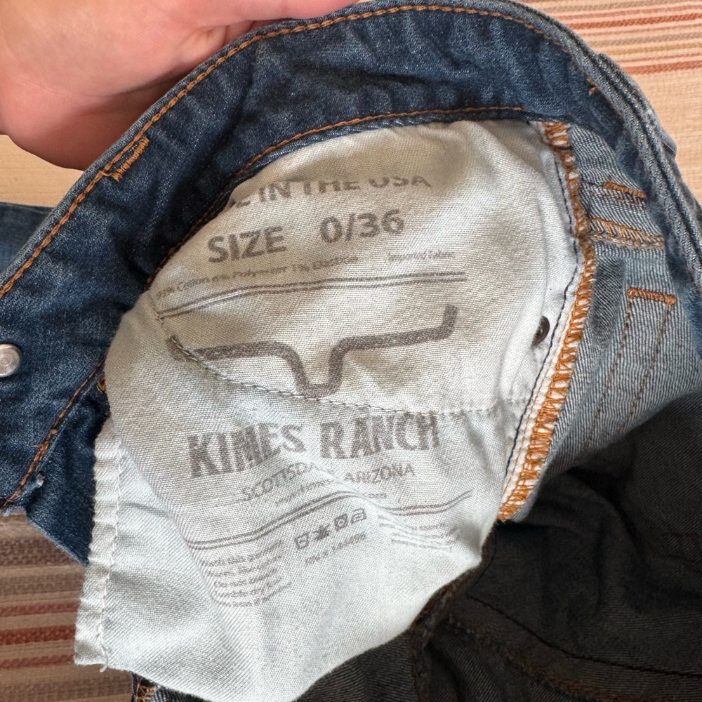 Kimes Ranch Women's Dark Blue Straight Leg Jeans